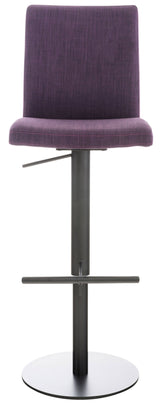 TPFLiving Barhocker Cathy Gestell schwarz Stoff